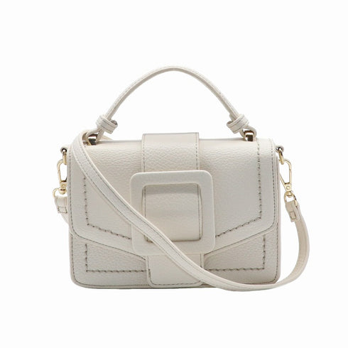 【雑誌掲載】2WAYスクエアバックルショルダーバッグ 12-1091